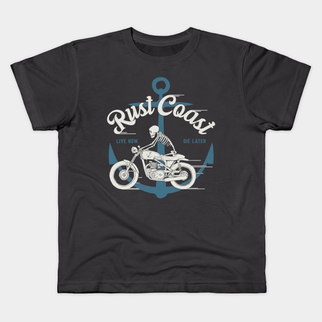 Death Racer Kids T-Shirt by east coast meeple